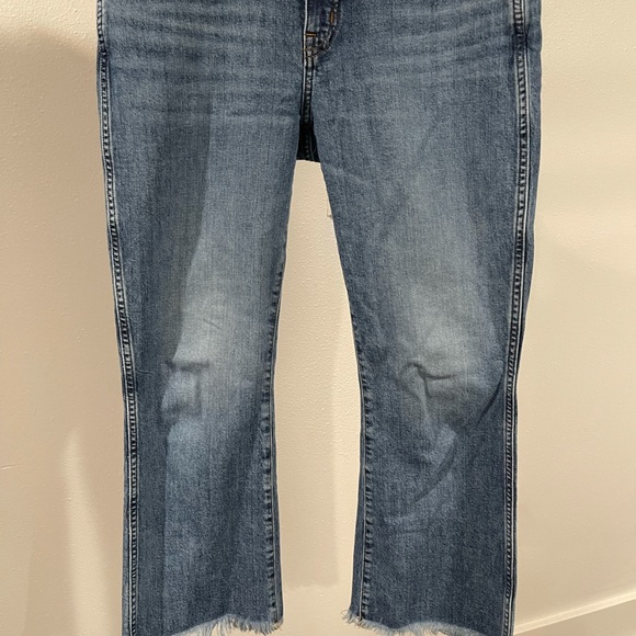 Madwell Cali Demi-Boot Jeans in Comfort Stretch Raw Hem Size 30 - Picture 5 of 16